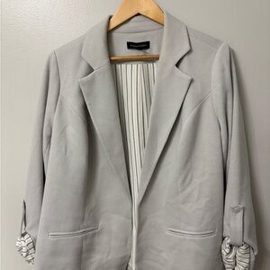 41 Hawthorn Gray Blazer Lightweight Notched Lapel